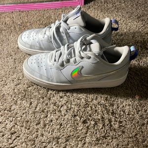 Limited edition Gray and purple air forces
